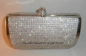tas zilver kristal